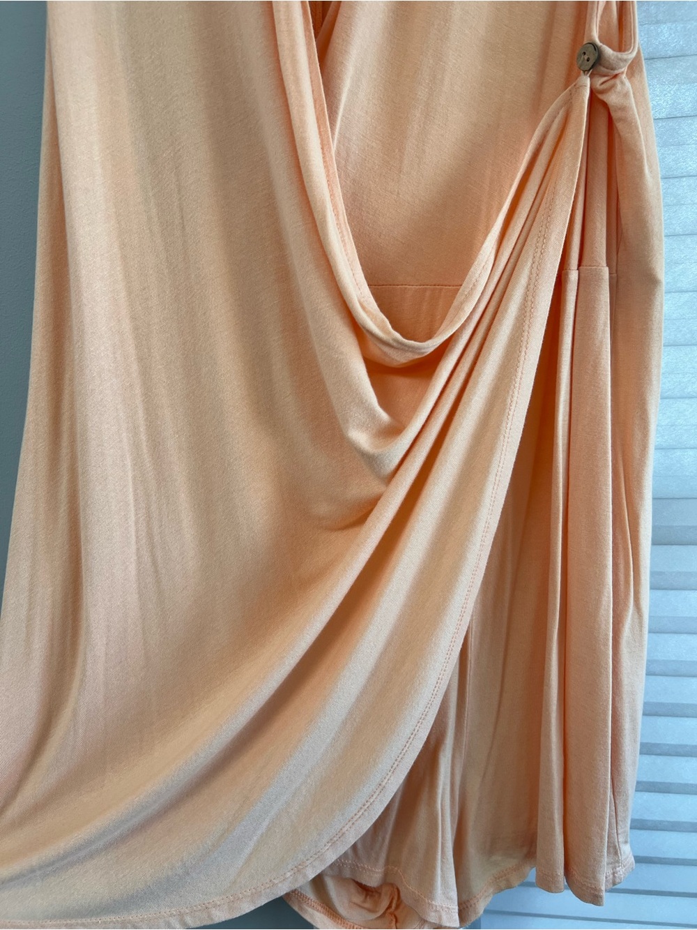 Free People Beach Draped Romper Peach - Picture 4 of 5